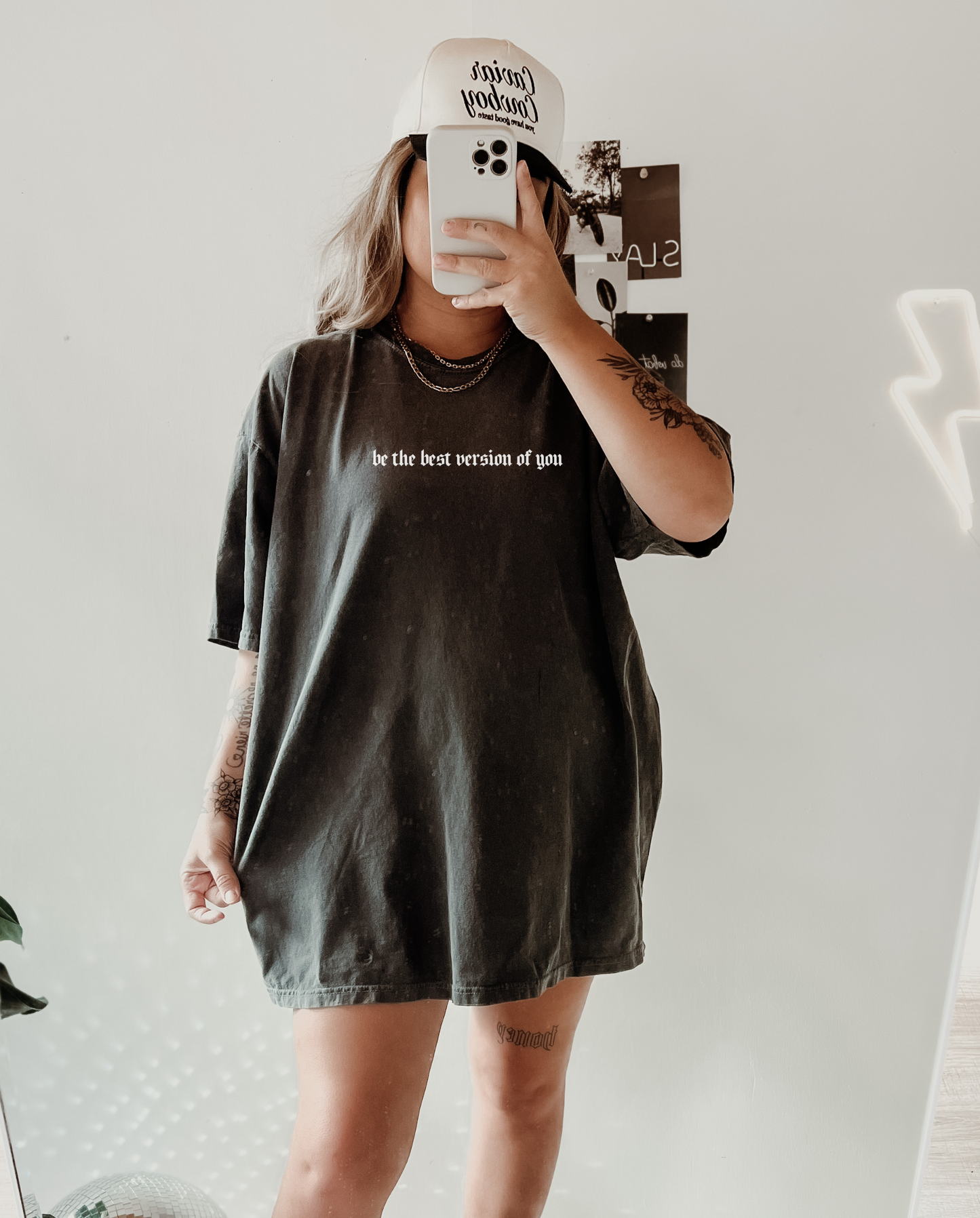 Be the best version of you - Embroidery Unisex Adult Tee - 3 Colors